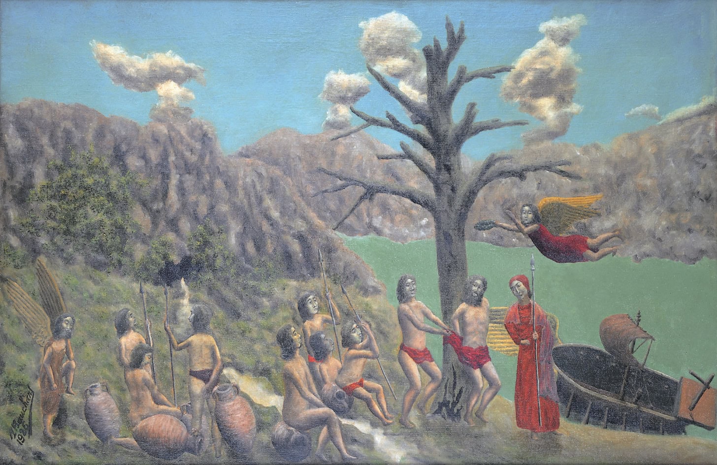 Andre Bauchant、PAYSAGE、海外版超希少レゾネ Sammlung Zander – André Bauchant