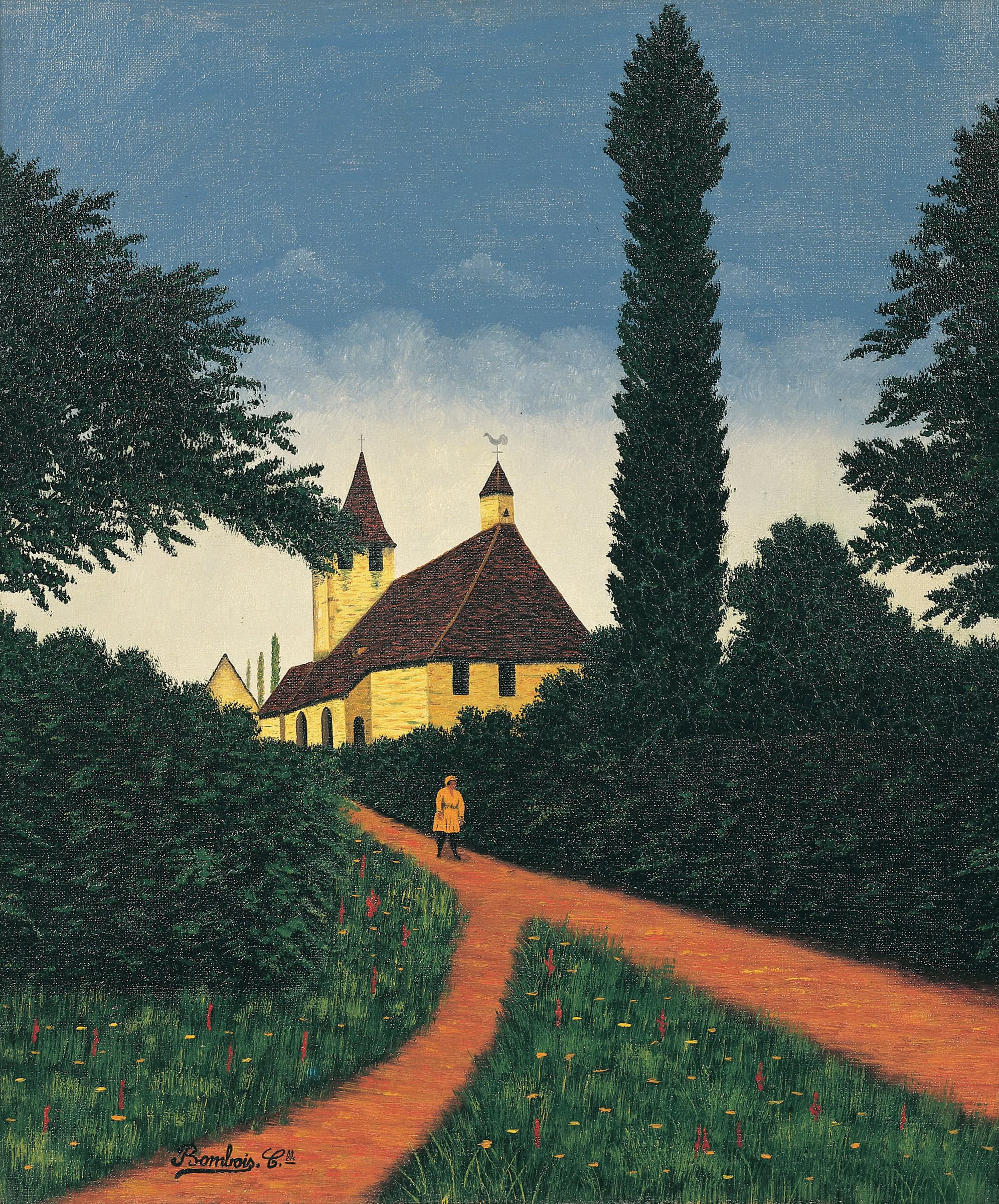 Camille Bombois * 1883 in Venarey-les-Laumes (FRA) † 1970 in Paris (FRA) Lannes, ca. 1927 oil on canvas 55 x 46 cm (Sammlung Zander | Naive Art)