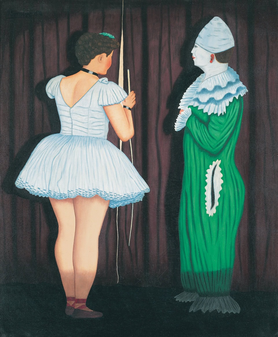 Camille Bombois, Derrière le rideau, 1928, oil on canvas, 81 x 59 cm (Sammlung Zander | Naive Art)