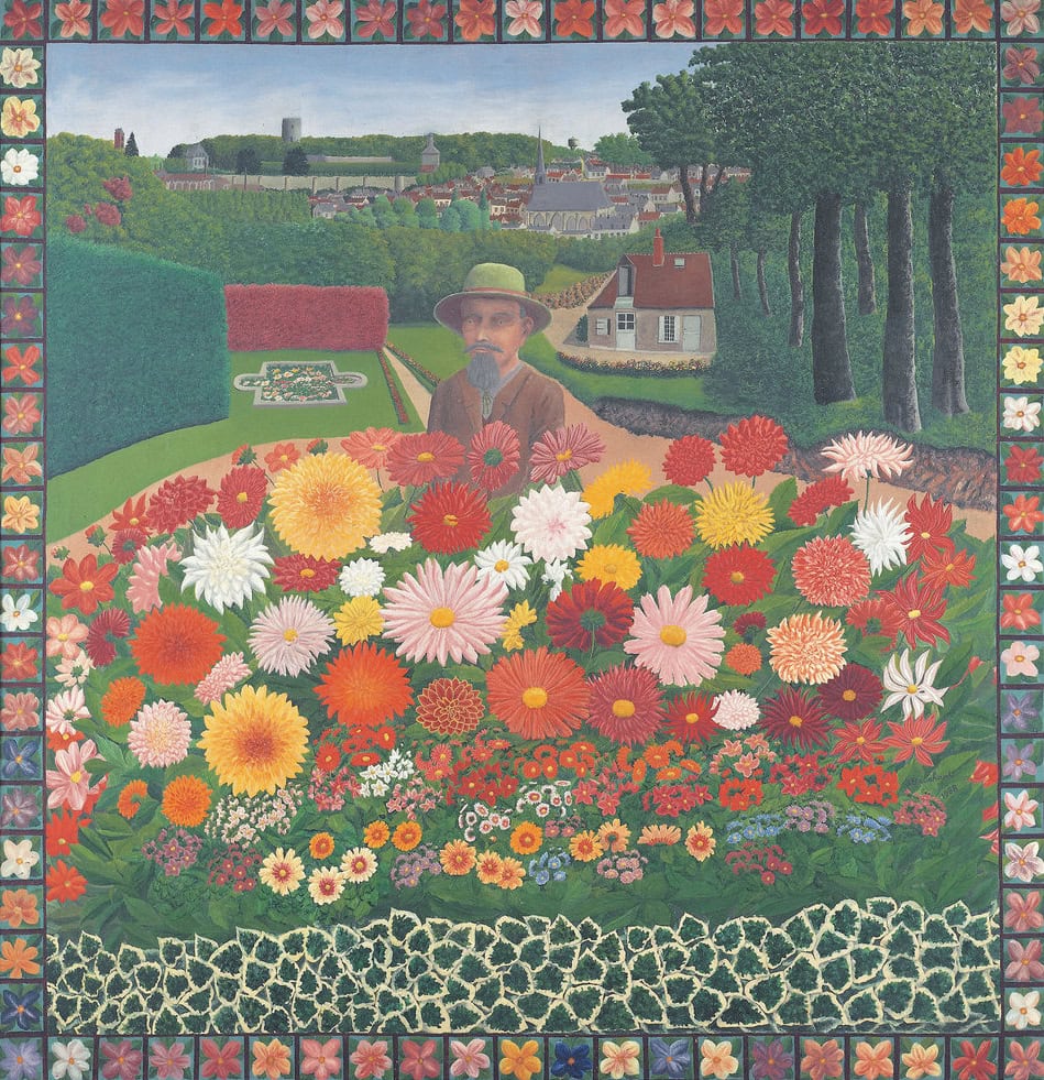 Andre Bauchant, Portrait d’André Bauchant par lui-même, 1938 (Sammlung Zander | Naive Kunst)